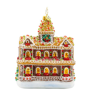 Pre-Order Christopher Radko 5.5" Gingerbread Manor House Ornament 1022484