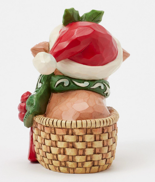 Heartwood Creek Highland Cow in Basket - Mini 6017278