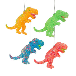 Glow-In-The-Dark Dinosaur Ornaments Set T3923