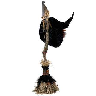 Pre-Order Bramble Broom with Witch Hat 28-628345