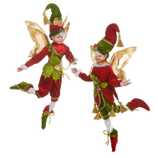 Pre-Order Enchanted Forest Fairy Posable Elf Ornament Set 4602311