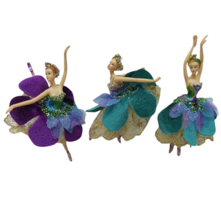 Pre-Order December Diamonds Peacock Fairies Set of 3 Peacock Glamour 79-79308