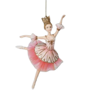 Pre-Order December Diamonds Colonial 7" Ballerina Dancing Ornament 29-30330 Christmas Theater