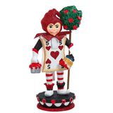 Kurt Adler Alice in Wonderland Hollywood Nutcrackers™ Card Soldier Nutcracker 5 of Hearts