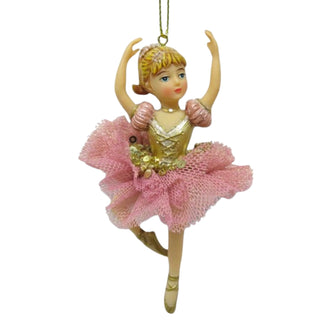 Pink Ballet Girl Ornament 79-79362
