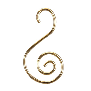 24 Gold S-hooks Ornament 14100