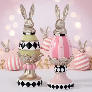 Pre-Order Garden Bunny Egg Topiary Set MT26734