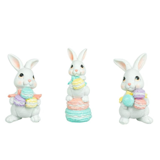 Sweets Shop Cottontail Bunny with Macarons Set 66110