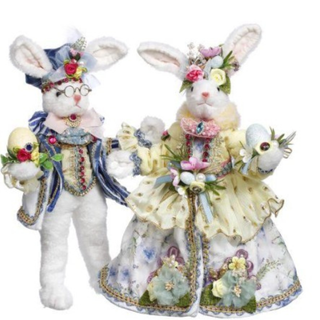 Mr. & Mrs. Cottontail Rabbit Set 51-63882