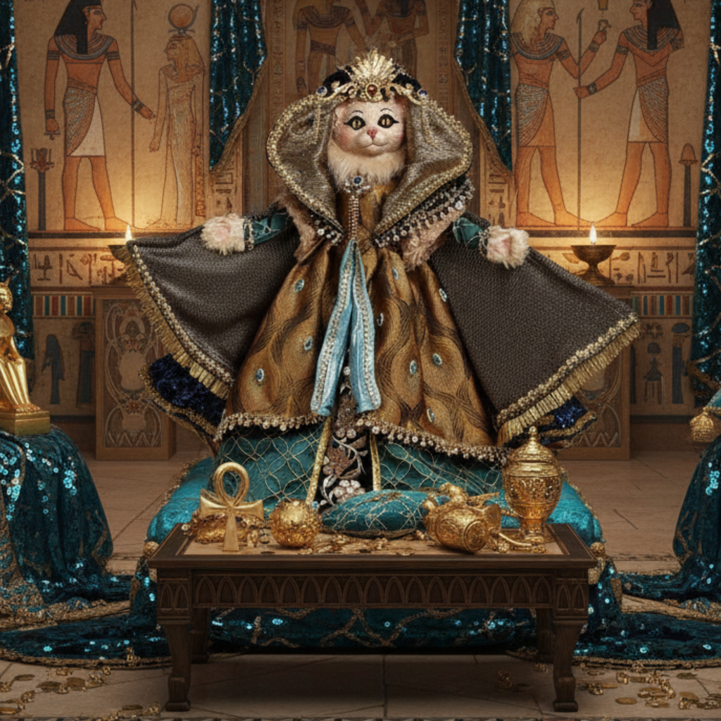 Cleocatra Cat 51-63918 – The Frosty Nutcracker Holiday Treasures