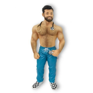 Dr Hipster Bear 55-55352 Poke the Bear Ornament