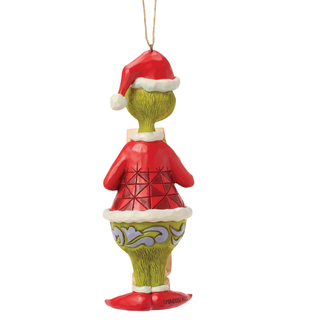 Jim Shore Dr Suess Collection - Grinch with List Ornament 6019146