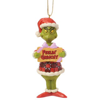 Jim Shore Dr Suess Collection - Feelin' Grinchy Grinch PVC Ornament 6019287