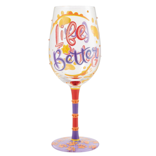 Lolita Life with Fur Babies Wine Glass 6014184