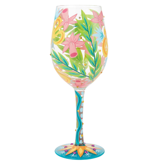 Lolita Fashion Florals Wine Glass 6015414