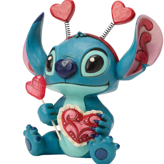 Jim Shore Disney Traditions - Stitch Valentines- 6017849