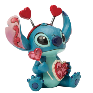 Jim Shore Disney Traditions - Stitch Valentines- 6017849