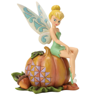Jim Shore Disney Traditions Tinker Bell on Pumpkin 6017943