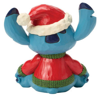 LED Jim Shore Disney Traditions Stitch with Christmas Sweater 6018714