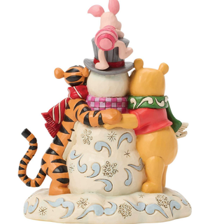 Jim Shore Disney Traditions - Pooh & Friend Snowman Figurine 6018716