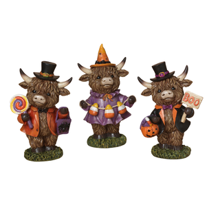 Pre-Order Halloween Highland Cow Candy Corn Fun Set 2797270