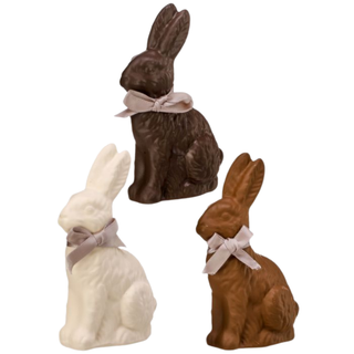 Faux Chocolate Bunny White & Chocolate MT25808