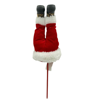 Santa Leg Christmas Tree Pick SD72018