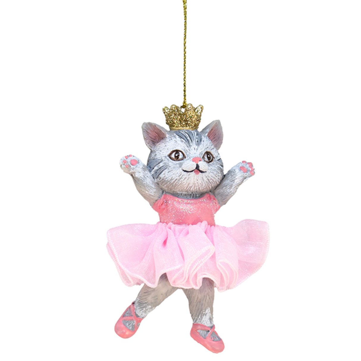 3" Ballet Cat Ornament