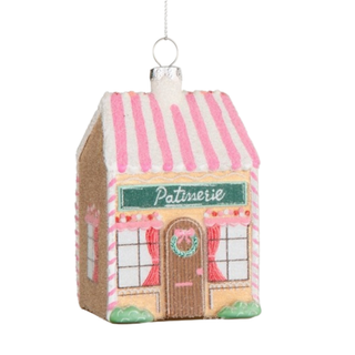 Pre-Order Sweet Living Patisserie House Glass Ornament 4622214