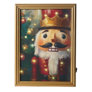 Pre-Order Framed Holiday Nutcracker Lit Print Wall Art 4616450