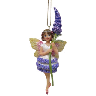 Pre-Order December Diamonds Winter Fairy w/Purple Gladiola Ornament 79-79408