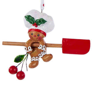 Gingerbread Baking Tool Ornament Spatula Spoon Rolling Pin H5024