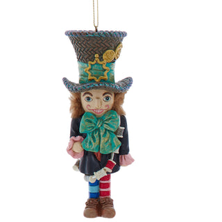 Hollywood Nutcrackers™ Alice In Wonderland Ornament Cheshire Mad Hatter Rabbit HA0752