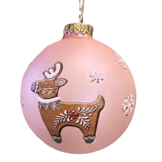 Pink Christmas Santa Cookie Pink Ornament 79-81453 North Pole Sweet Shoppe