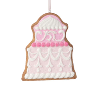 Whimsical Pink Cake Cookie Ornament 29-29606 North Pole Sweet Shoppe