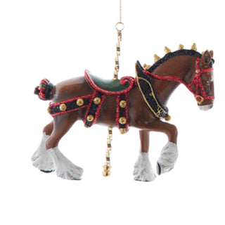 4" Carousel Horse Jumper Ornament Clydsedale Sea Monster Prancer Swan Chariot  E1133