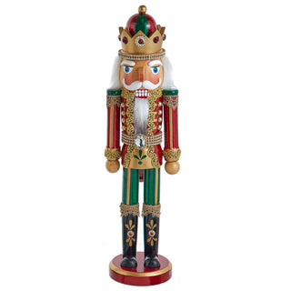 15" Red or  Green King Nutcracker F2417
