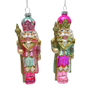 Pre-Order December Diamonds Bright Glittered Glass Nutcracker Ornament Set 79-79422 Sweet Dreams