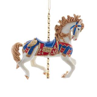 4" Carousel Horse Jumper Ornament Clydsedale Sea Monster Prancer Swan Chariot  E1133