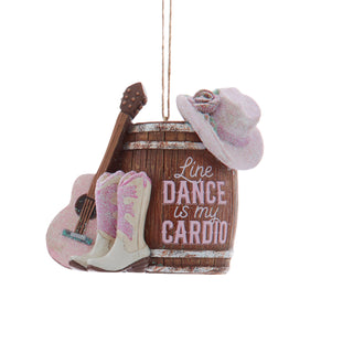 Cowboy Boots & Barrels With Sayings Ornaments D4655