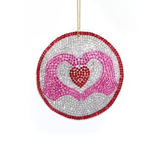 Bedazzled Disco Heart & Butterfly Ornaments F2382
