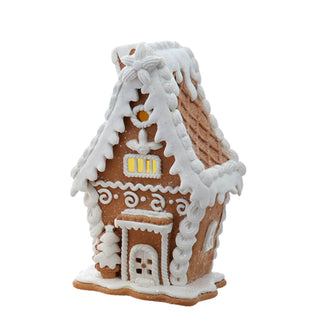 LED Brown Sugar Frosted Gingerbread Houses