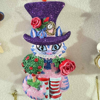 Alice In Wonderland Flat Ornaments Cheshire Mad Hatter Alice Rabbit Queen of Hearts H5906