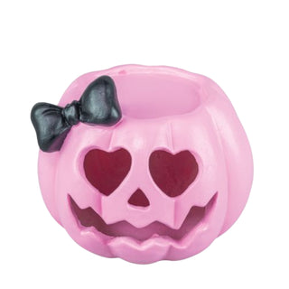 LED Light up Heart Eyes White Pink Jack Skull Tabletop Decor