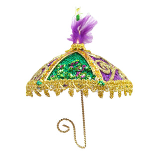 Mardi Gras Umbrella Ornament 79-81380