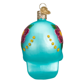 Day Of The Dead Blue Skull Ornament 26069