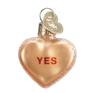 Valentines Conversation Heart Ornament