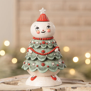 Bethany Lowe - Christmas - Frosty Treena Jolly Jar - JP4033