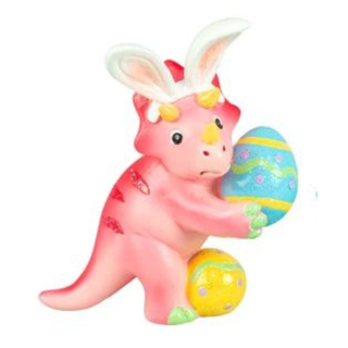 Dinosaur Bunny Ear Easter Egg Figurine 62334