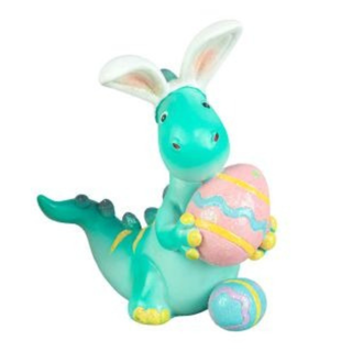 Dinosaur Bunny Ear Easter Egg Figurine 62334